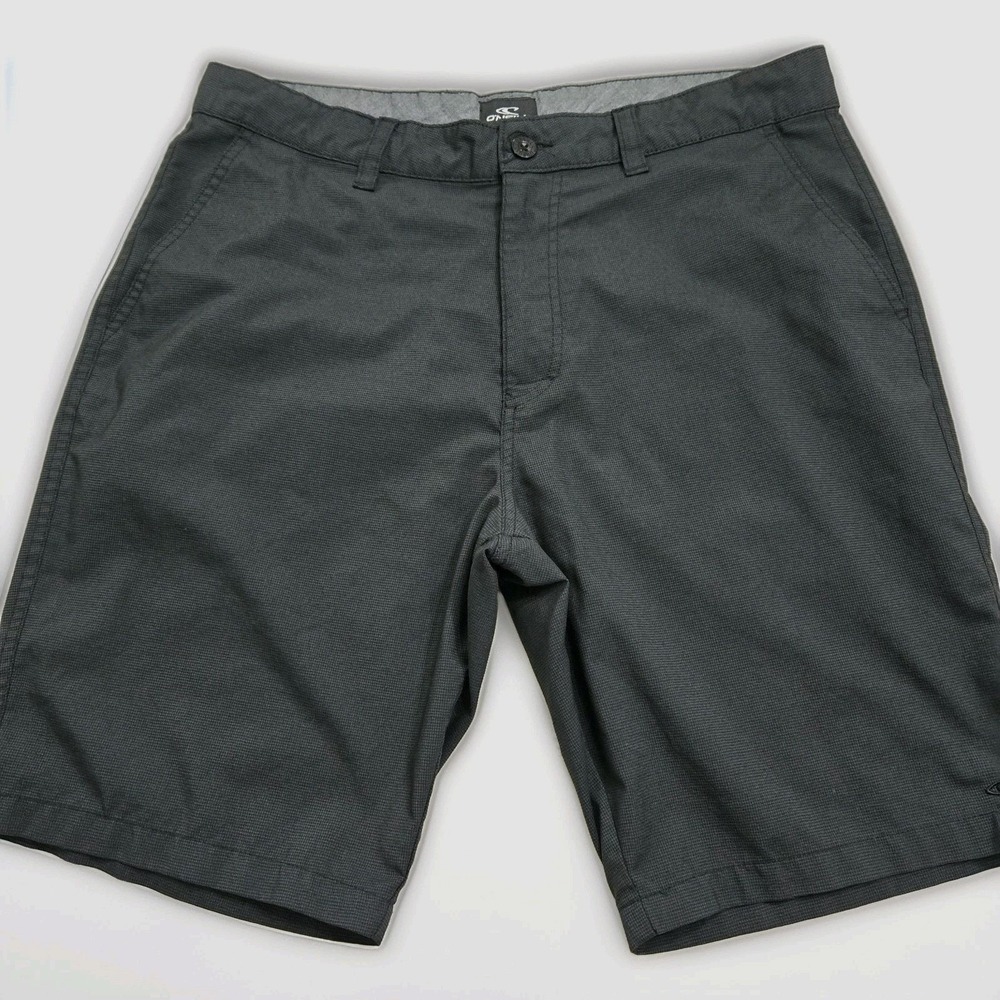 O'Neill Men's Black Standard Fit Shorts Size 34 Stretch Travel Golf Casual Beach
